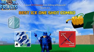 ICE BEST ONE SHOT COMBO  GODHUMAN  SPIKEY TRIDENT  SOUL GUITAR ROAD TO 30M BOUNTY BLOX FRUITS [upl. by Aynom703]