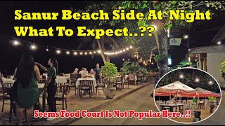 Sanur Beach Side At Night What To Expect Sanur Bali Update [upl. by Anileda]