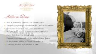 The Story of Millvina Dean RMS Titanic Survivor  30 James Street [upl. by Tirrell]