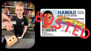 GETTING BUSTED WITH A FAKE ID [upl. by Dnomder278]