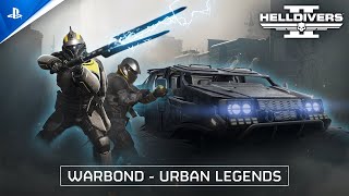 Helldivers 2  Urban Legends Warbond  PS5 amp PC Games [upl. by Noak]