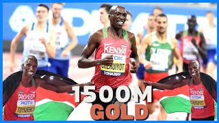 Timothy Cheruiyot STRIKES 1500M GOLD For Kenya [upl. by Costin]