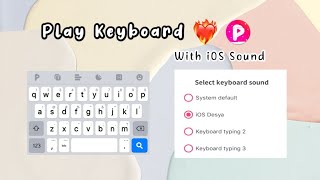 Play Keyboard with iOS Sound [upl. by Htaek]