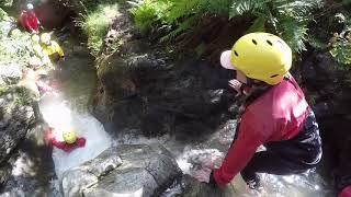 Ghyll Scrambling in the Lake District with Newlands Adventure Centre [upl. by Ajram736]