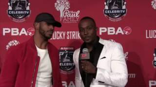 Chris Paul on the Red Carpet at 2017 CP3 Invitational [upl. by Anniroc]