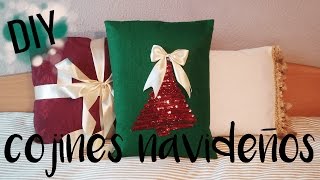 DIY Cojines decorativos super fáciles paso a paso Especial Navidad 🎄 [upl. by Alemaj]