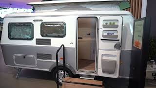 Amazing mini caravan ERIBA TOURING 530 model 2023 [upl. by Atrim]