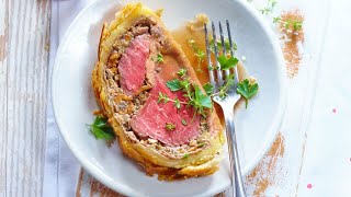 Recette  Filet de bœuf en croûte au foie gras [upl. by Ameluz648]