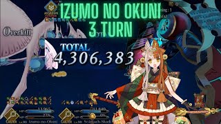 FGO NA Lostbelt 5 Olympus Super Recollection Quest  Aphrodite  Okuni 3 Turn [upl. by Geraint]