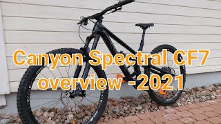 CANYON SPECTRAL CF 7 Overview 2021 NEW MODEL TRAILBIKE [upl. by Lirbaj]