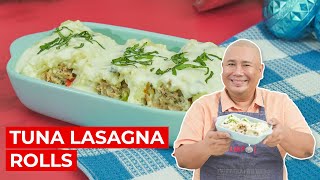 TUNA LASAGNA ROLLS RECIPE [upl. by Aehr938]