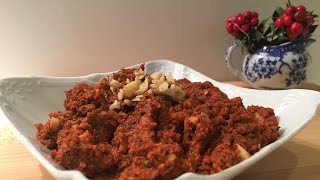 Muhammara Acuka Tarifi  Pratik Tarif  Yemek Tarifleri  Melisin Mutfağı [upl. by Vachil521]