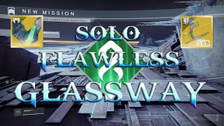 Destiny 2  Solo Flawless The Glassway on Strand Titan [upl. by Onoitna924]