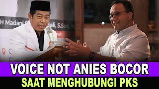 BREAKING NEWS BOCORNYA REKAMAN VOICE NOT ABAH ANIES KE KAERUDIN PKS [upl. by Carli]