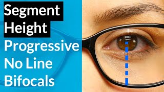 Measuring the Segment Height for Progressive No Line Bifocals  Varifocals [upl. by Hamford]