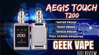 GEEKVAPE T200  WATERPROOF  24inch FULL TOUCH SCREEN  SAJU VLOGS [upl. by Peterec]