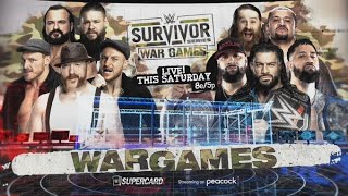 WWE Survivor Series Wargames 2022 Full Match Card [upl. by Sualocin]