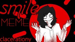 SMILE MEME Jeff the killer  WARNING FLASHING LIGHTS [upl. by Dardani]