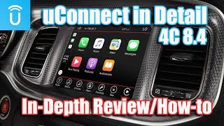 uConnect 84 in 4C for 2018 In Depth Review  How to [upl. by Idrahs]