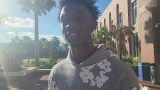 Watch Fivestar receiver Jamie Ffrench talks recruiting after his Florida official visit [upl. by Brunell731]