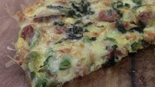 Chinese Sausage Fritata With Cheese [upl. by Ricketts]