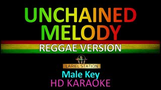 UNCHAINED MELODY REGGAE Version Karaoke  Male Key [upl. by Eimorej]