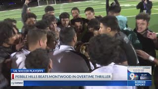 Pebble Hills edges out Montwood in UIL boys soccer regional quarterfinals [upl. by Hermione]