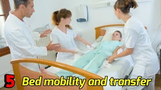 Bed Mobility and Transfer techniques  Patient Positioning amp Exercises  Stroke  Spinal Cord Injury [upl. by Aidroc]