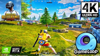 4K ULTRA HDR 90 FPS GRAPHICS 🔥  PUBG MOBILE 28 EMULATOR PC GAMELOOP 2023 [upl. by Everrs]