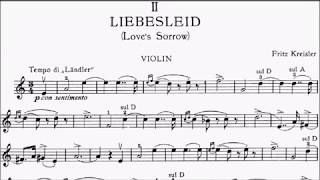 Trinity TCL Violin 20202023 Grade 6 B5 Kreisler Liebesleid Loves Sorrow Sheet Music [upl. by Sibie]