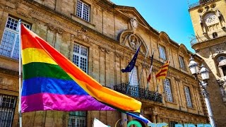 Gay Pride dAix en Provence 2016 en vidéo [upl. by Eboj664]