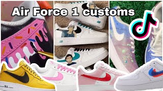 Best tik tok Custom Air force 1  compliation  2021 Nike air force 1 shoes [upl. by Alessandro]