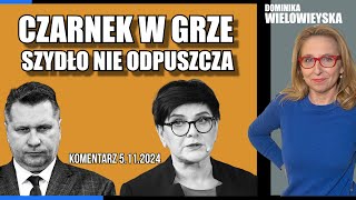 Czarnek w grze Szydło nie odpuszcza  Dominika Wielowieyska komentarz 5112024 [upl. by Ib]