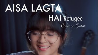 AISA LAGTA HAI Refugee Movie  Cover on Acoustic Guitar by Priyanka evergreensong 90shindisongs [upl. by Malissa954]