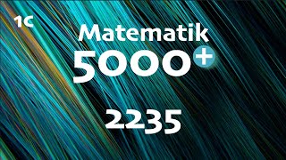 Matematik 5000 1c 2235 [upl. by Eetnuahs]