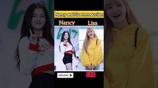 Nancy and Lisa life introduction nancy lisa southkorea shorts [upl. by Ellertnom560]