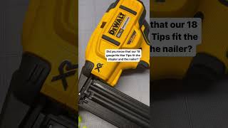 Dewalt 18 gauge nailer and stapler no mar tips that don’t fall off [upl. by Ynohtnaeoj505]