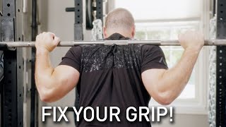 Elbow Pain While Squatting Fix Your Squat Grip [upl. by Sulakcin]