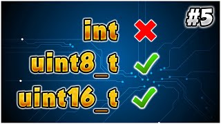 ARDUINO TIPS 5 ENTEROS DE TAMAÑO FIJO UINT8T UINT16T [upl. by Ynavoj]