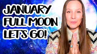 January Full Moon  5 Things You Need To Know 🌕💜✨ [upl. by Fredrika]