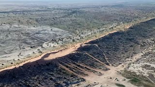 Safari to Birdsville Races 2024 1 Day till Races Flight Over Lake Ayre…Queensland [upl. by Iniffit]