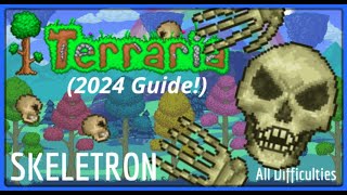 Terraria  How To Beat Skeletron Easy 2024 144 Guide [upl. by Mccoy]