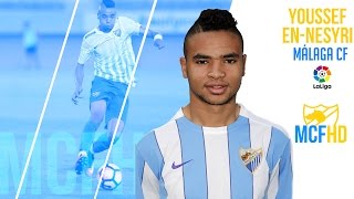 Youssef EnNesyri  GolesGoals Málaga CF [upl. by Suoinuj]