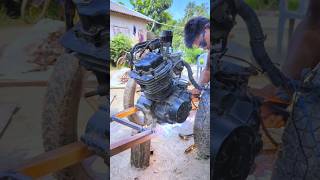 making homemade RC car  bike engine 🚗 shots project experiment sujanexperiment [upl. by Blinnie]