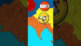 Soviet Union betrayed Qing and Akhand Bharat 😱⚔️ Part 16 shorts countryballs [upl. by Enitram]