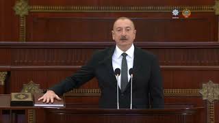 Azerbaijan National Anthem  2024 Aliyev Inauguration [upl. by Atinnod953]