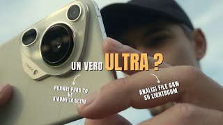 Huawei Pura 70 Ultra  ANALISI FILE RAW SU LIGHTROOM [upl. by Sirrot]