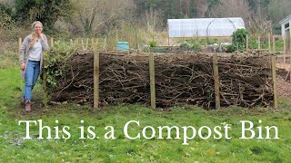 Beautiful DIY Compost Bin Using Pallets Costs Almost Nothing [upl. by Hugon764]