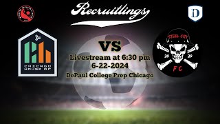 Chicago House AC vs Steel City FC  6 22 2024  MWPL Mens Soccer  Recruitlings [upl. by Sipple]