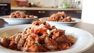 Gnocchetti di grano saraceno al ragù sardo  Le video ricette di Lara [upl. by Tricia]